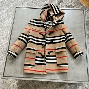 Girls Burberry pea coat